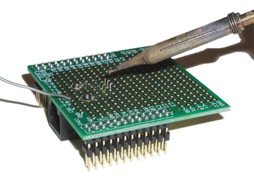 Soldering of RJ jack